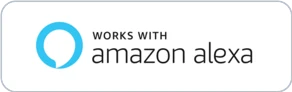 Works with Amazon Alexa